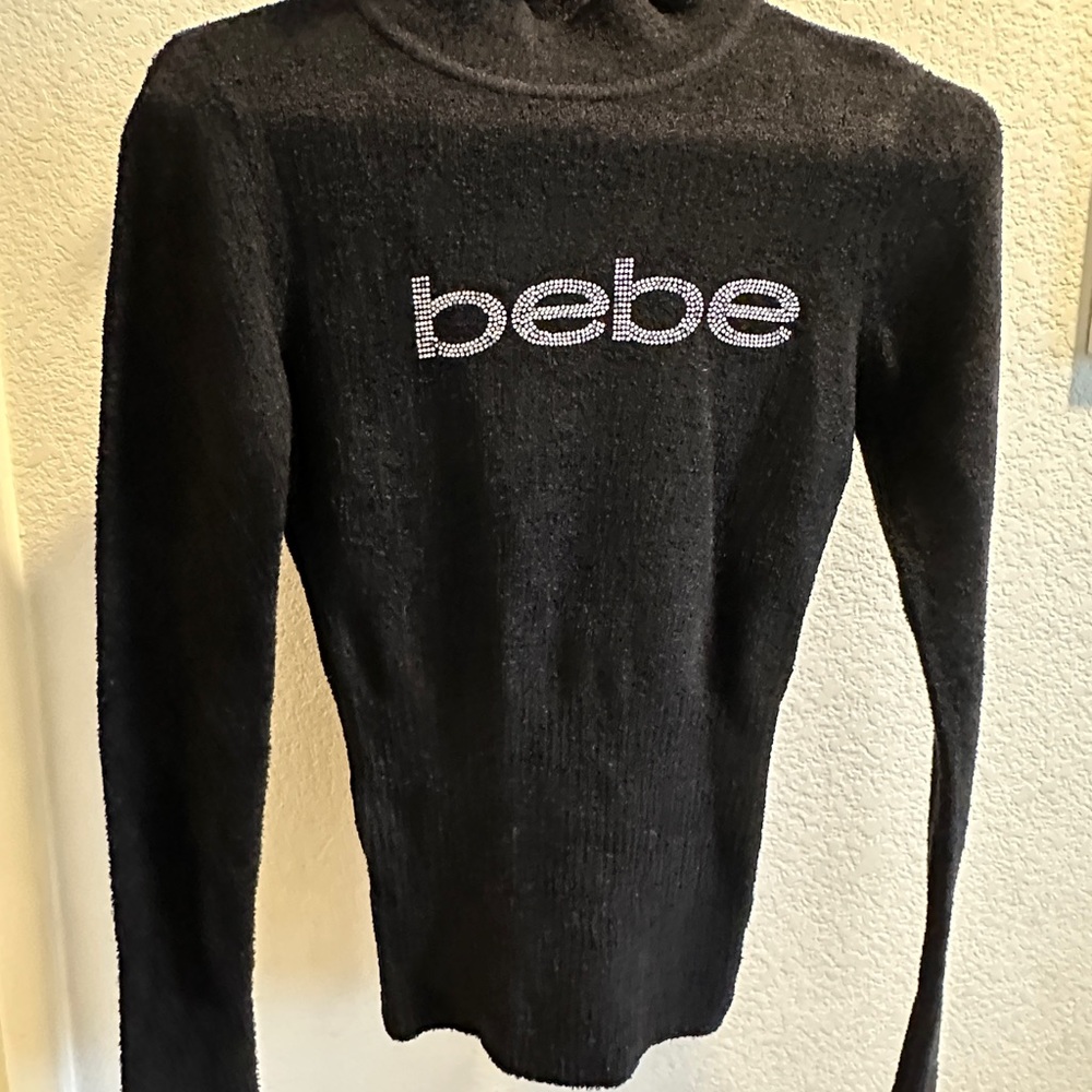 Bebe Black Turtleneck Sweater